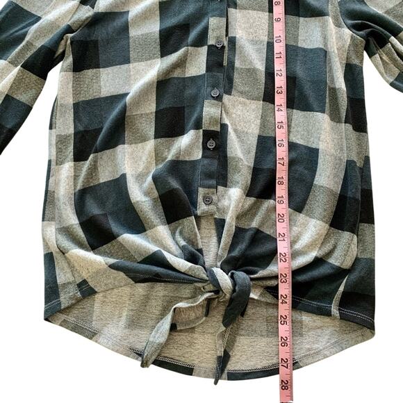 Via Penny Lane Reworked Apparel | Pink Floyd Plaid Button Up Shirt Small - Picture 3 of 10